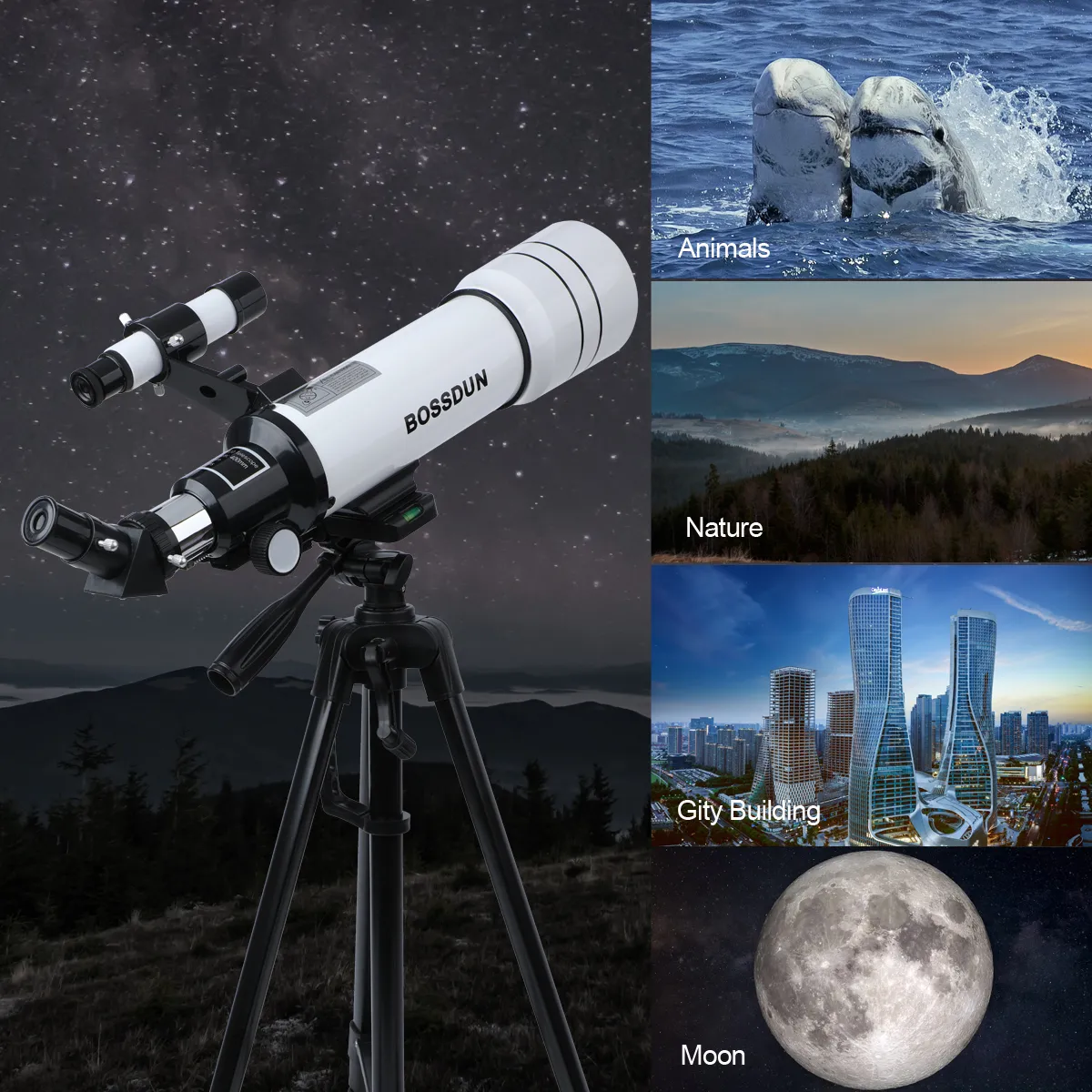 Professional Telescopes To View Universe Moon Stars Deep Space